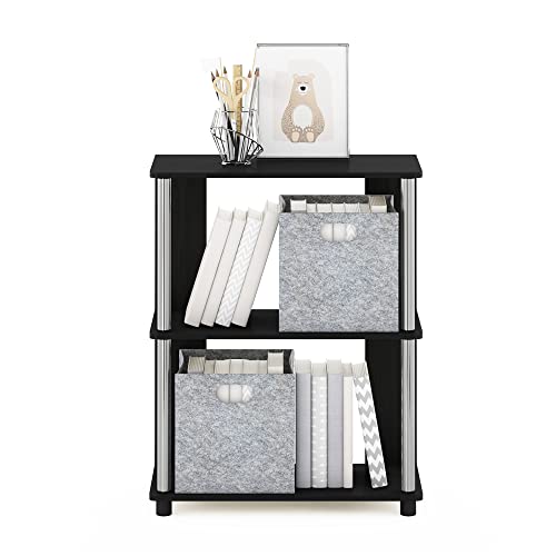 Furinno 3-Tier 15070AMSS Floor Mount Bookcase 11.6" D x 23.6" W x 29.8" H