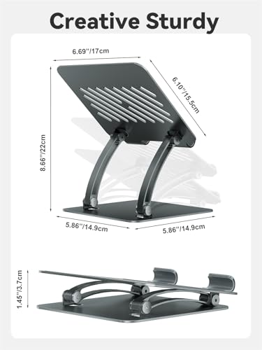 tounee 7-16.9 inch TS04 Tablet Stand Adjustable Ergonomic Portable