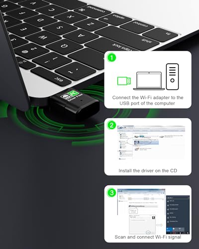 RENGOGA 5B07D USB WiFi Adapter 600 Mbps