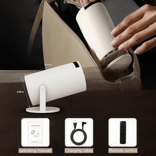 WellSonic 5.27" Mini Projector Hy300 Pro 1280 x 720 200 ANSI LED Portable