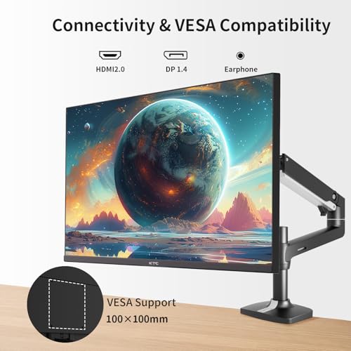 KTC 27 Inch H27T27 QHD 2560x1440 100Hz IPS Monitor