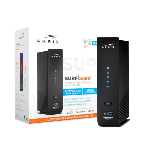 CommScope SBG7600AC2 32x8 Cable Modem AC2350 WiFi Router
