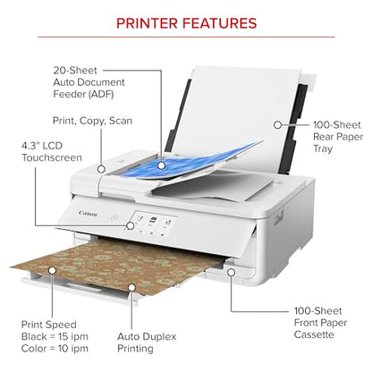 Canon PIXMA TS9521Ca Inkjet Printer - 4800 x 1200 dpi - Automatic Duplex - A4 - Color
