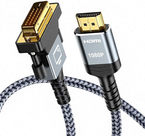 Capshi 6FT jp-466 DVI HDMI Adapter High-Speed No Plug