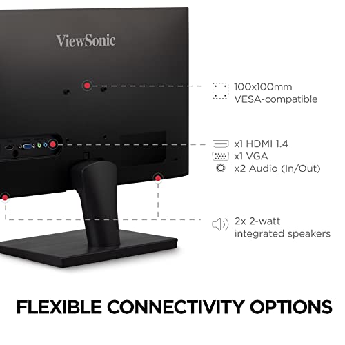 ViewSonic 24 Inch VS2447M FHD 1080p 100Hz LCD Monitor