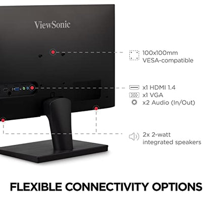ViewSonic 24 Inch VS2447M FHD 1080p 100Hz LCD Monitor
