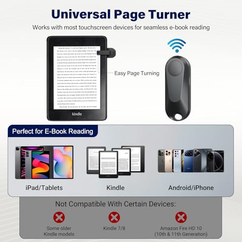 DATAFY 1.0 Count K2 No Connectivity Page Turner for E-readers