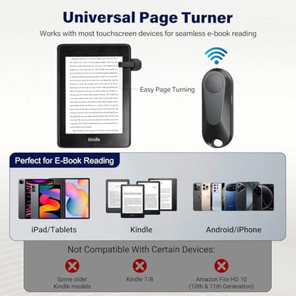 DATAFY 1.0 Count K2 No Connectivity Page Turner for E-readers