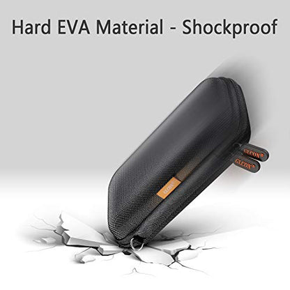 GLCON 1.9 Inches 8541665179 External Hard Drive Case - Solid Black - Portable - Shockproof