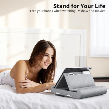 CreaDream Tablet Pillow Stand 106-01 Adjustable Foldable Ergonomic Tablet Holder for 4-13" Devices