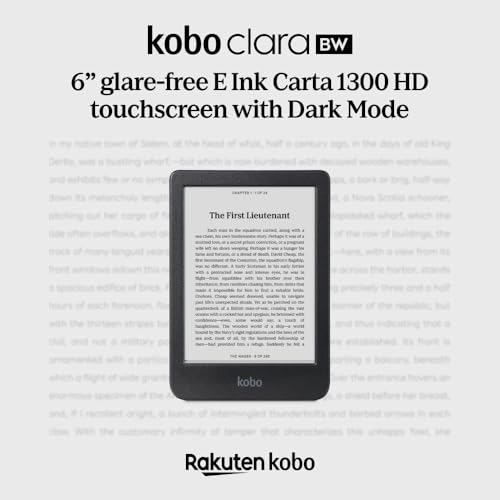 Kobo 6 Inches N365-TP-BK-S-EP 1072x1448 E Ink eReader