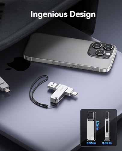 ORICO 32GB USB Flash Drive EB05 USB 3.2 Gen 1 Read Speed 150MB/s Write Speed 70MB/s Dual Connector USB-C USB-A