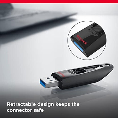 SanDisk 256GB Ultra USB Flash Drive SDCZ48-256G-GAM46 Black