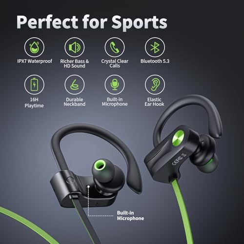 JOYWISE Wireless Earbuds U18C Bluetooth 5.3 Waterproof 16 Hours Playtime In-Ear Headphones