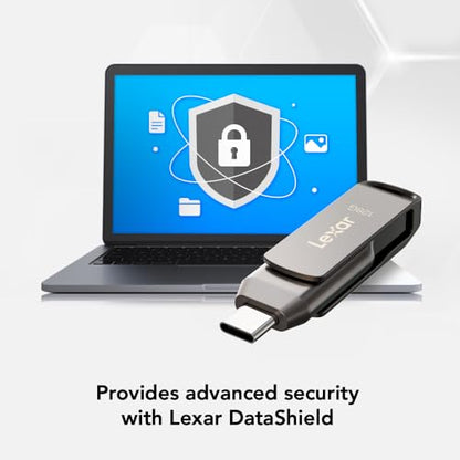 Lexar 128GB D400 USB Type-C & Type-A Flash Drive 130MB/s