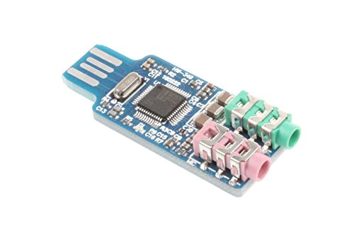 NOYITO 18g CM108 USB Sound Card Drive-Free External Module - Stereo - 5.1 Surround Sound