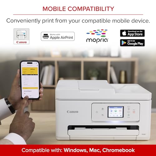 Canon PIXMA TR7820 8.5 x 11 inch Inkjet Printer 1200 x 1200 dpi Color