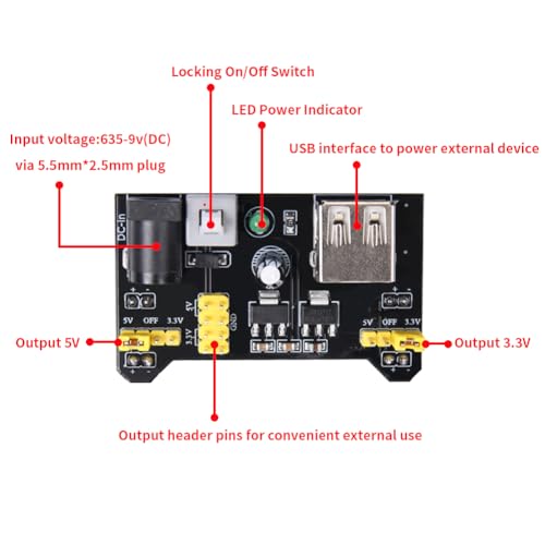 REXQualis 400pcs Electronics Component Fun Kit Model 4328435175