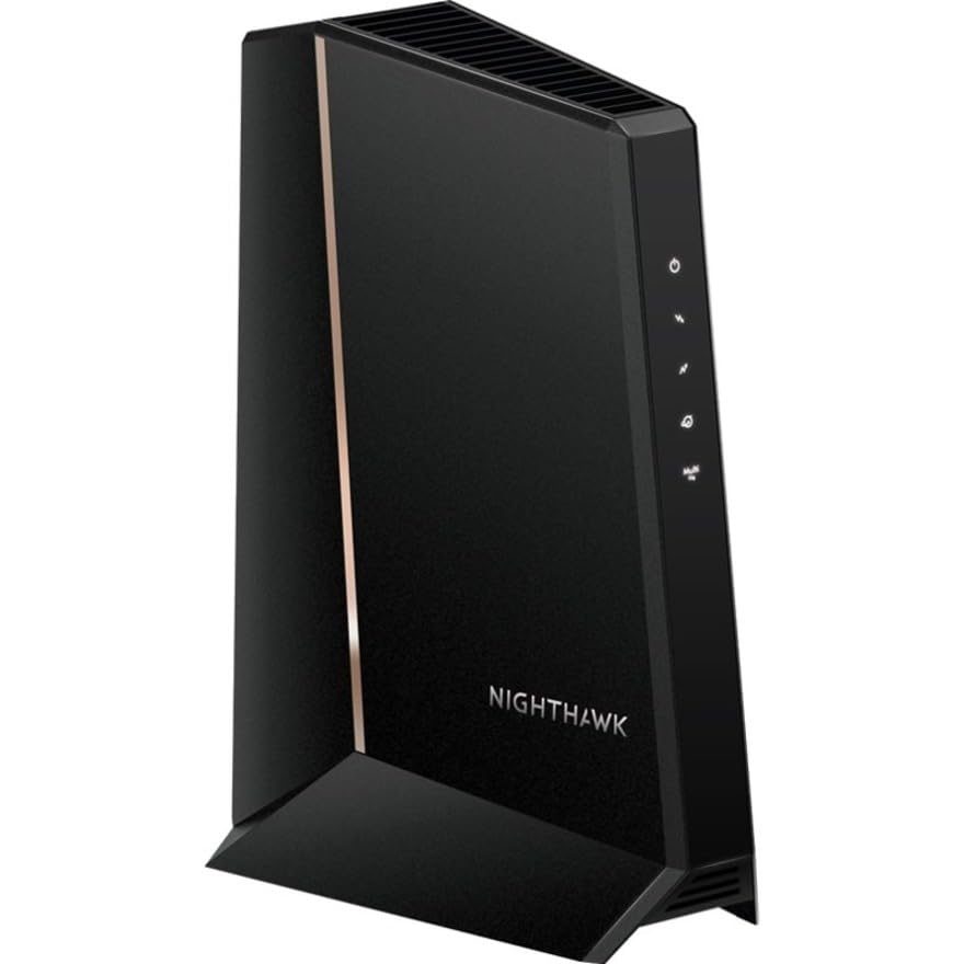 NETGEAR CM2000 Cable Modem DOCSIS 3.1 Ethernet Technology 2.5Gbps Max Data Rate 1 Ethernet Port Black