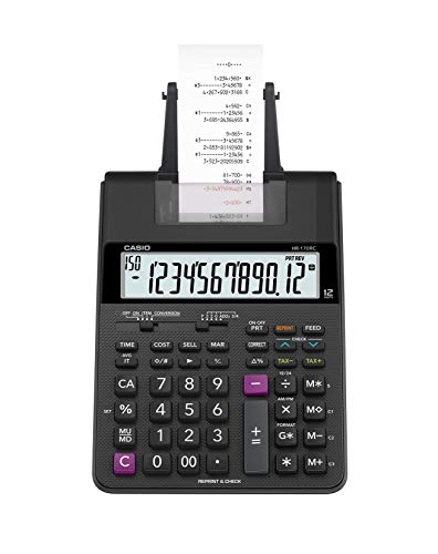 Casio 11.61" x 6.49" HR-170RC PLUS Printing Calculator LCD 12.9cm