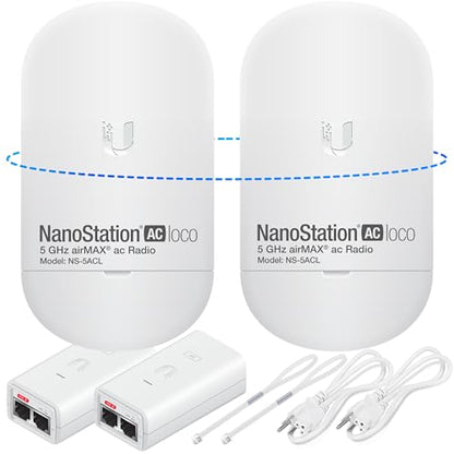 GOOD STORY 5GHz Ubiquiti Nanostation LOCO 5AC P2P-WIRELESS-Configuration Point-to-Point Wireless Bridge