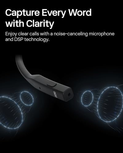 SHOKZ C120 OpenComm2 Open-Ear Bone Conduction Bluetooth Headset