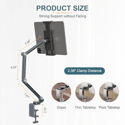 Houele Stand for Tablets and Phones Compatible with Devices Up to 15.6 inches