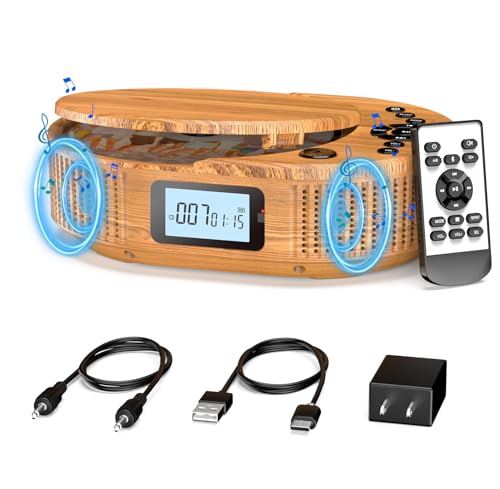 FELEMAN Portable CD Player BP-2211 Bluetooth Rechargeable Audio USB
