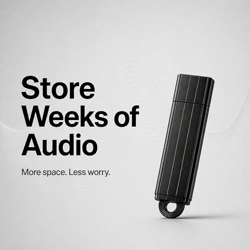 POLICE tech P USB Voice Recorder U350 - 24 hours Continuous Recording, 8 GB Storage Capacity