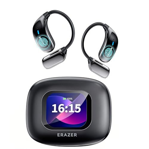 QYGCKJ XF23 Earbuds AI Translation 135 Languages Bluetooth 5.4 Wireless Charging Black