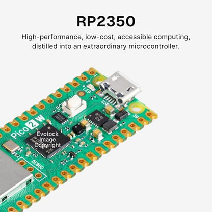 Generic 4MB Flash RAM, 520KB Dual-Core Cortex ARM RP2350 Microcontroller Board