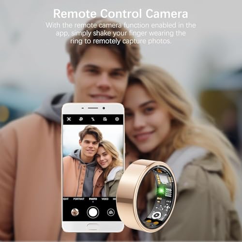 SEEVEN Smart Ring B0GMNKHYJZ Activity Tracker, Heart Rate Monitor, Lightweight, Sleep Monitor, Waterproof IP68