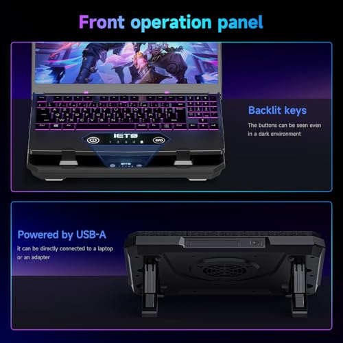 IETS 14.76" x 11" x 2" GT300B0(Basic) Metal, Plastic Laptop Cooling Pad