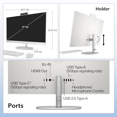 HP 27" cr100t FHD 1920x1080 Touchscreen All-in-One PC