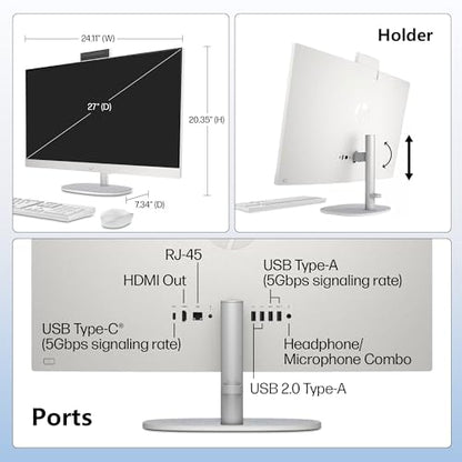 HP 27" cr100t FHD 1920x1080 Touchscreen All-in-One PC