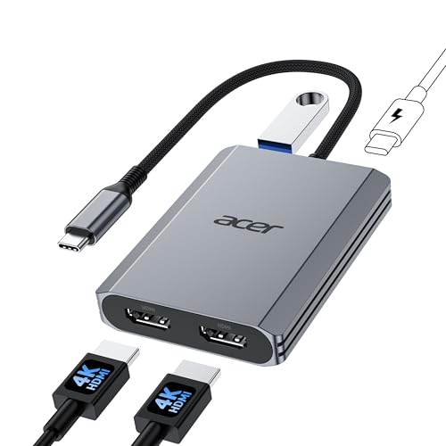 Acer 4-in-1 USB-C Hub ODK540 USB 3.0 HDMI Adapter