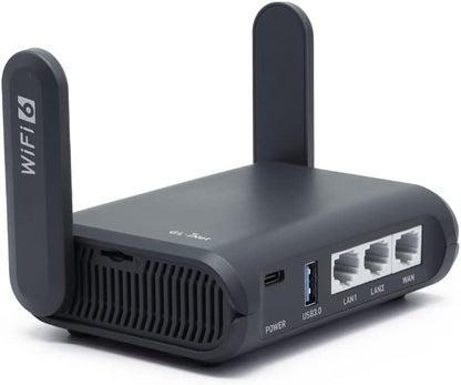 GL.iNet Dual-Band Wireless Router GDB008W3-050400ZX 1800 Mbps Wi-Fi 6 Ethernet Connectivity