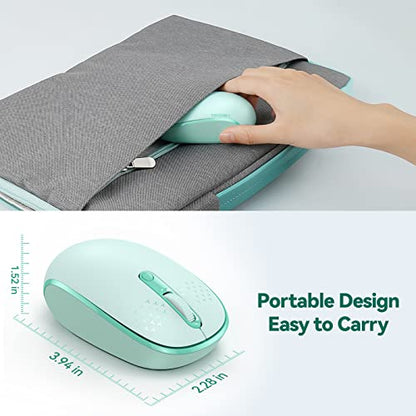 TECKNET 2.4G Wireless Mouse TK-MS006 Optical 1600 DPI Battery Powered USB Compatible