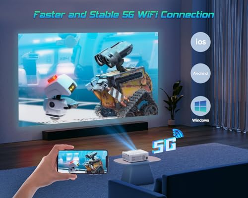 TMY 80 Inch V88 1920x1080 4K Supported LCD Projector