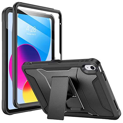 Soke Black Case for iPad 11th Gen (A16) 11-Inch & 10th Gen 10.9-Inch