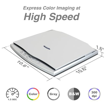 Plustek OS550 plus Flatbed Scanner - 1200 dpi - USB - A5 Document Scanner