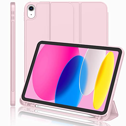iMieet iPad (A16) 10.9 Inch TPU Case with Trifold Stand and Auto Sleep/Wake Feature