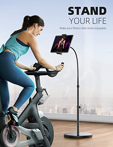 Lamicall FT01-B Gooseneck Tablet Floor Stand, Adjustable Height 63 Inches, Compatible with Tablets 4.7 to 12.9 Inches