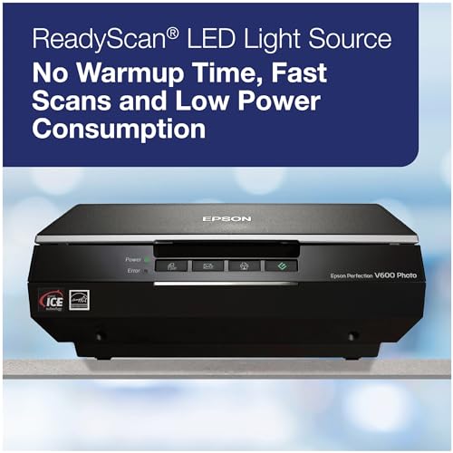 Epson 19" Perfection V600 Photo 600 DPI Flatbed Scanner
