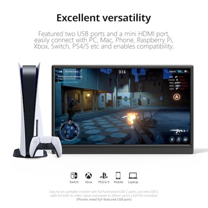 Anyuse 15.6 Inches PM1561P FHD 60Hz LCD Monitor