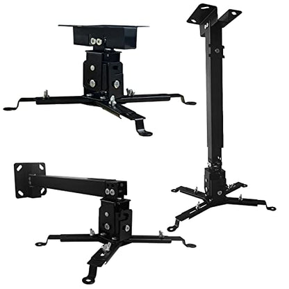 Tonalee Adjustable Projector Mount 4365 - Ceiling/Wall Mount - 2.53 lbs Capacity - Alloy Steel Construction - Waterproof