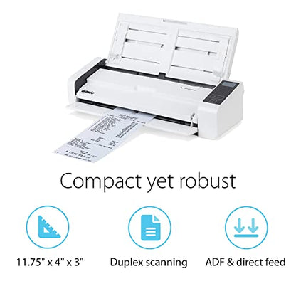 Doxie DX400 Monochrome Document Scanner 600 dpi Automatic Duplex