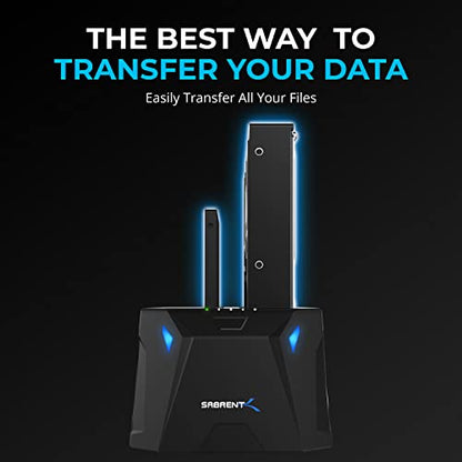 SABRENT 44TB USB 3.0 SATA Dual Bay External Docking Station EC-HD2B