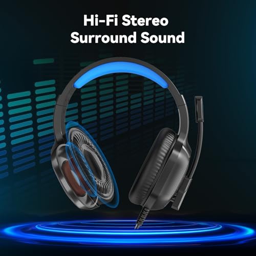 IMYB 12.32oz A36 Wired Stereo Headset 50mm Dynamic Driver Over-Ear