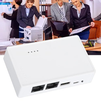 Vvikizy USB Wireless Print Server Vvikizy6e8fxhmrtg 480Mbps USB 2.0 100Mbps LAN